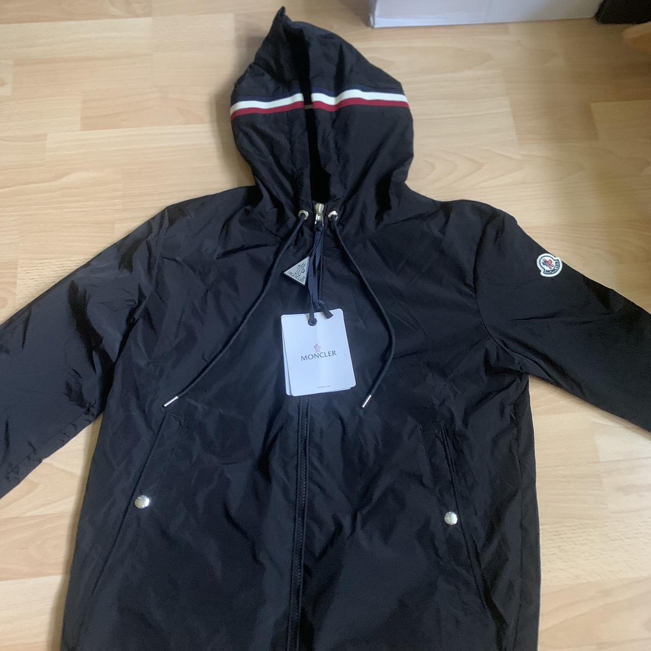 Moncler Windbreaker Black,MEDIUM,brand new Unwanted... - Depop