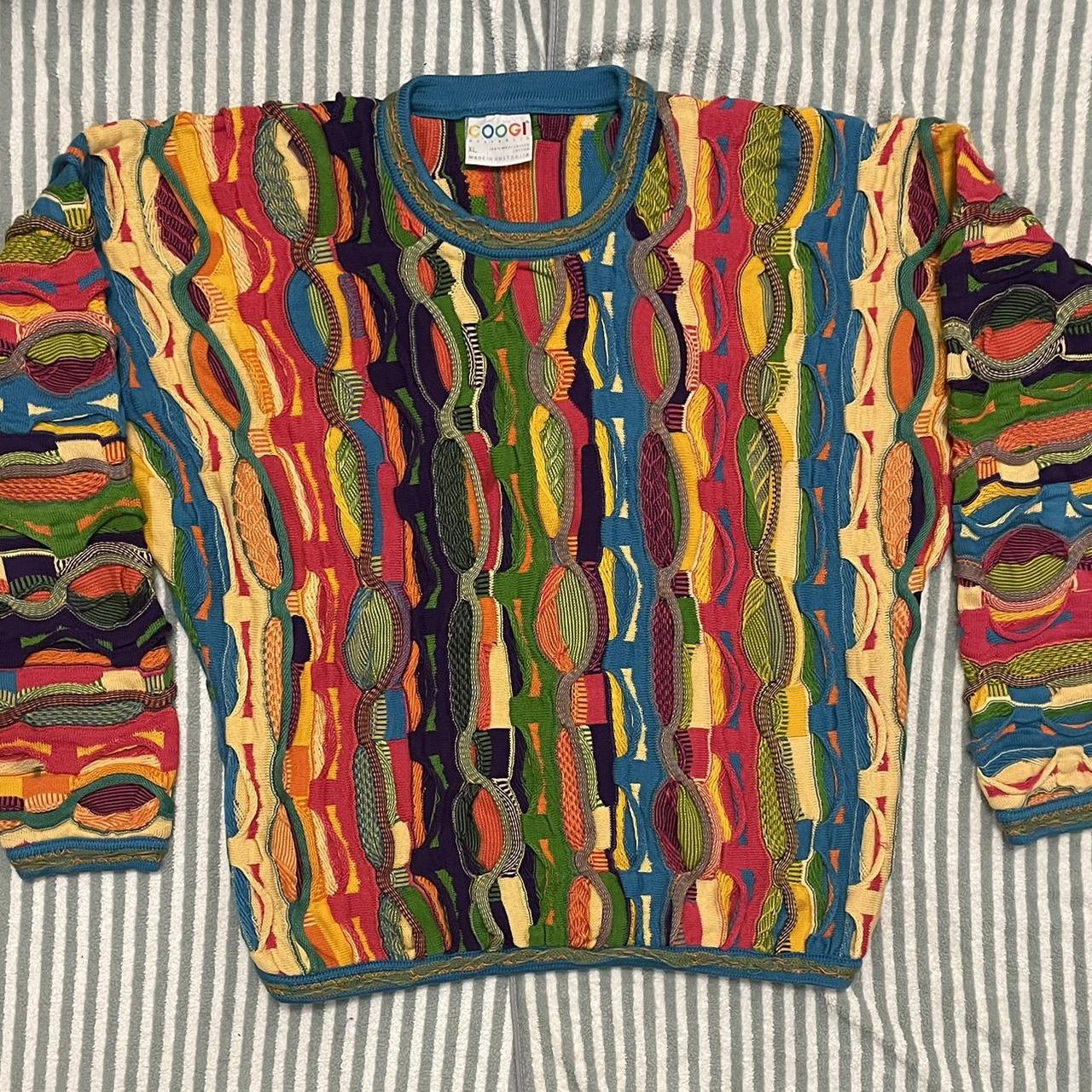 Coogi Men's Sweater - Multi - XL – Vintage 90s Co… - image 1