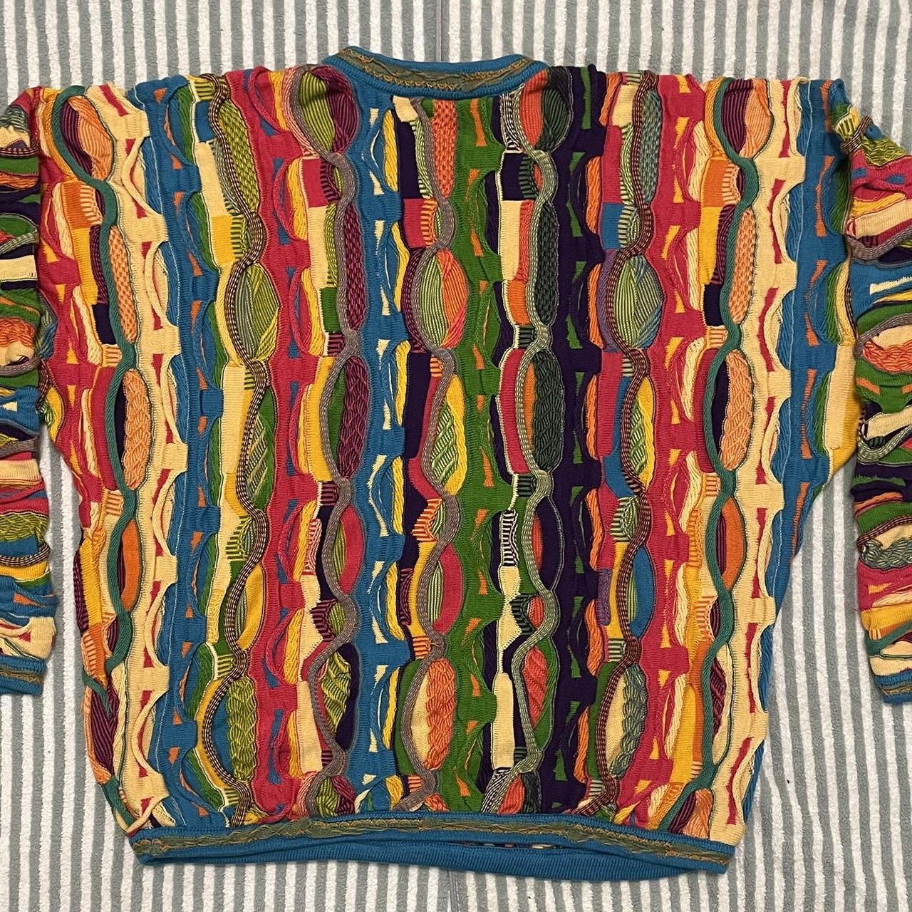 Coogi Men's Sweater - Multi - XL – Vintage 90s Co… - image 2