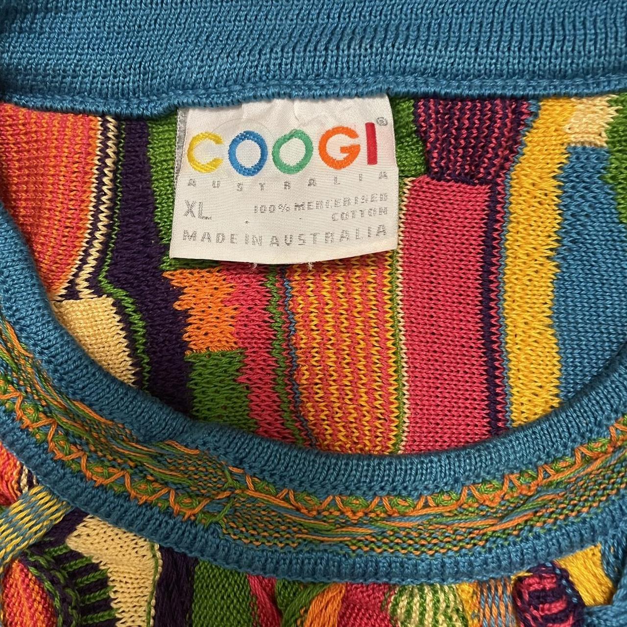 Coogi Men's Sweater - Multi - XL – Vintage 90s Co… - image 3