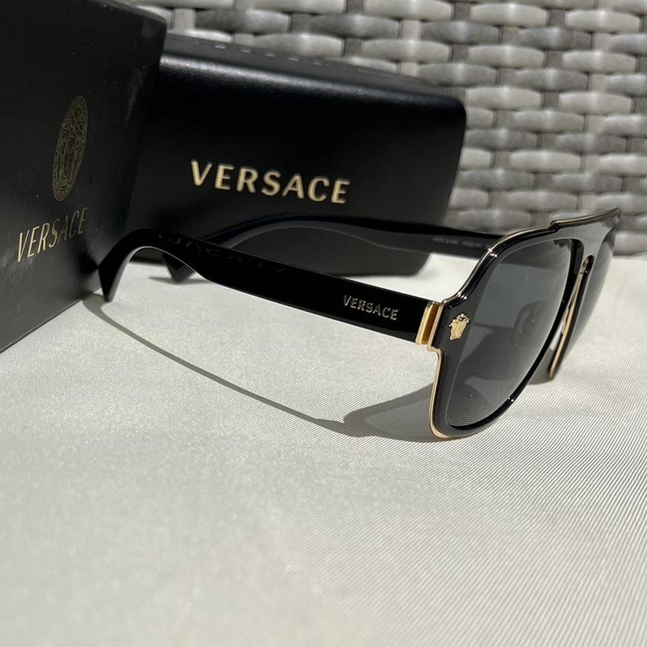 Mens Versace Sunglasses proof of purchase available,... Depop