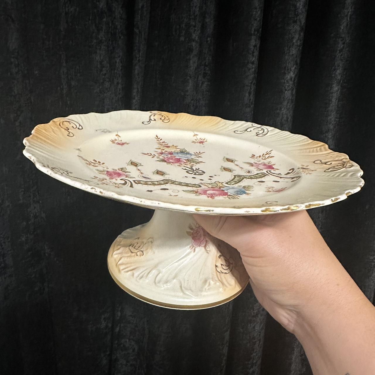 Crown Devon cake stand turn of the century Made in... Depop