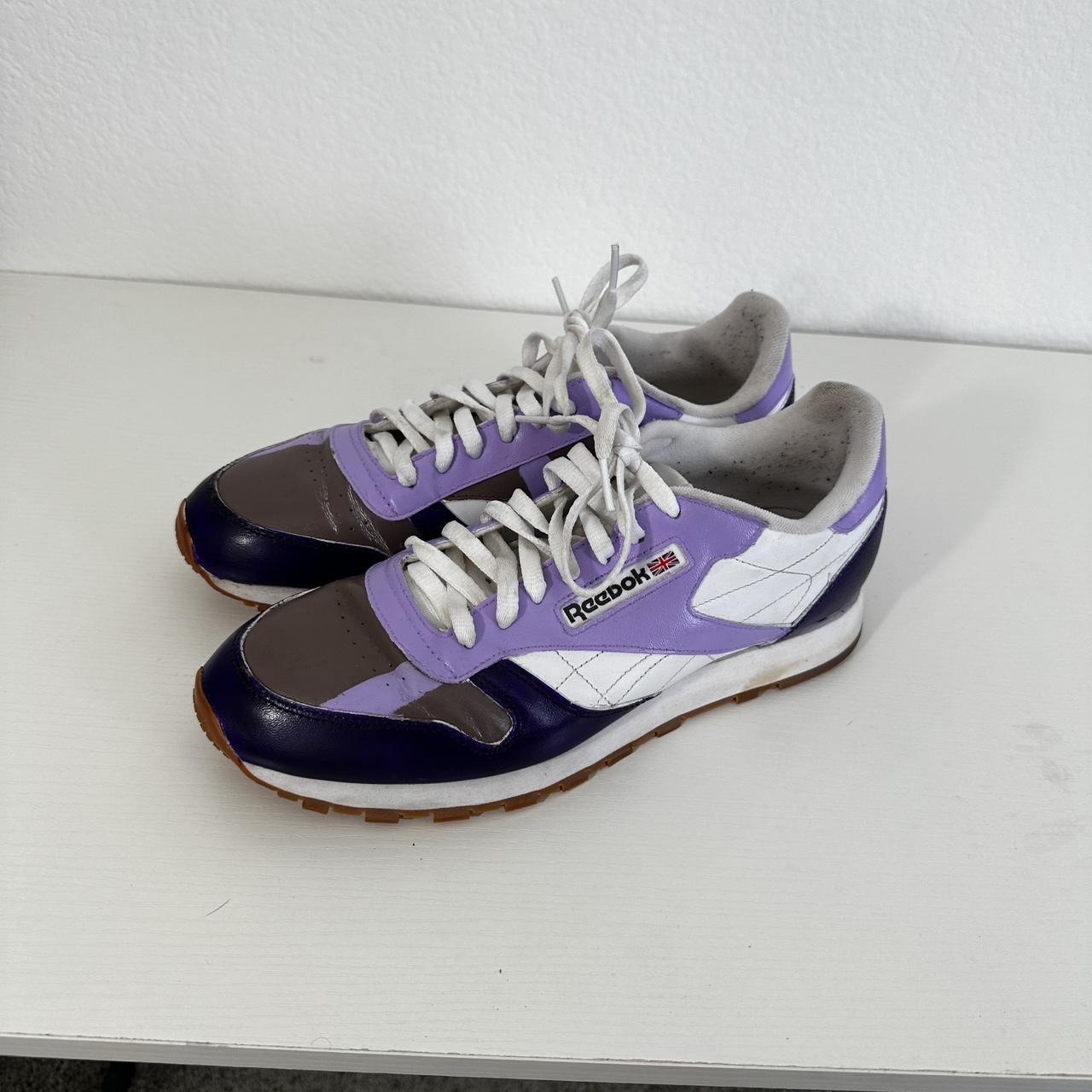 Purple reebok trainers deals