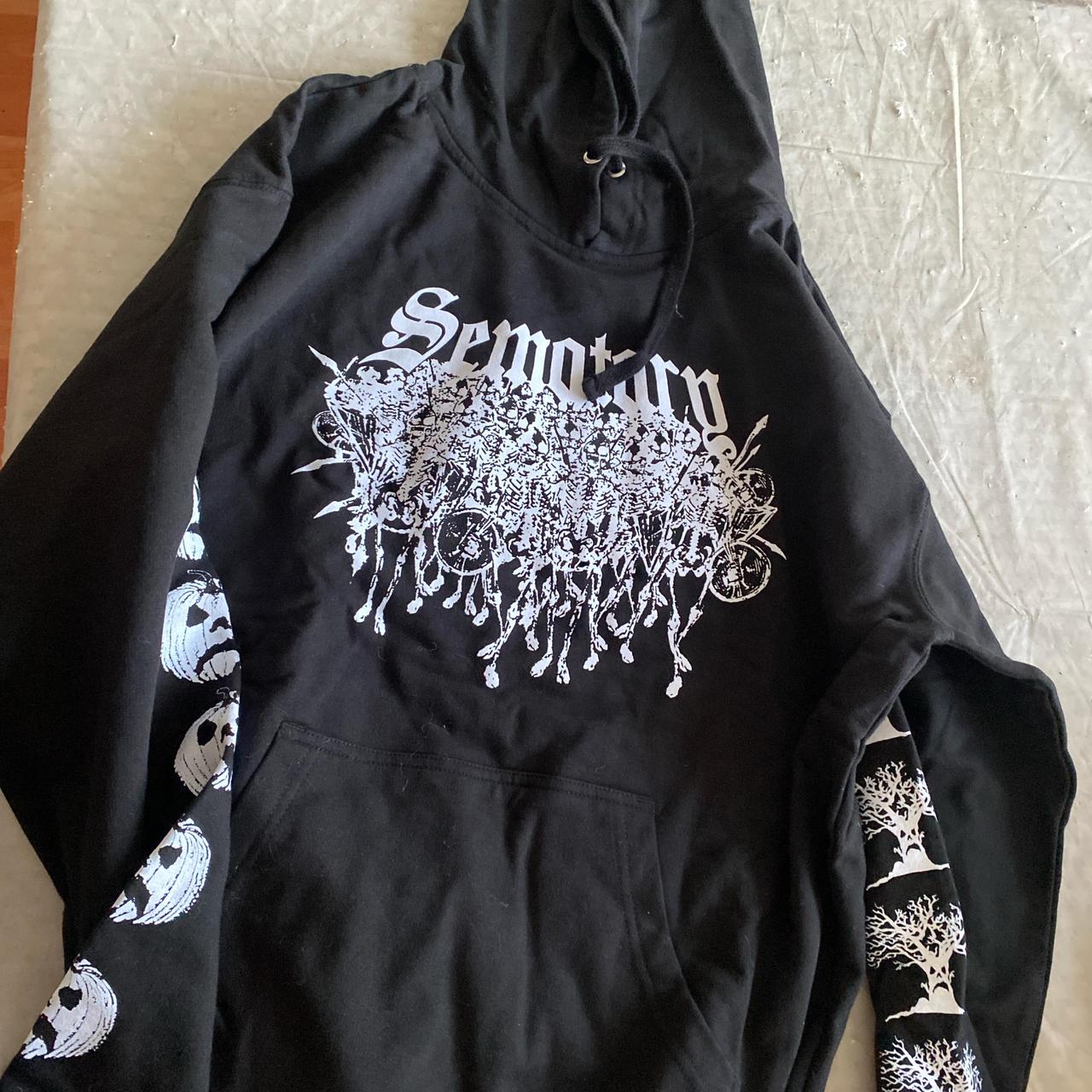 SEMATARY BUTCHER HOUSE TOUR HOODIE SIZE L - Depop