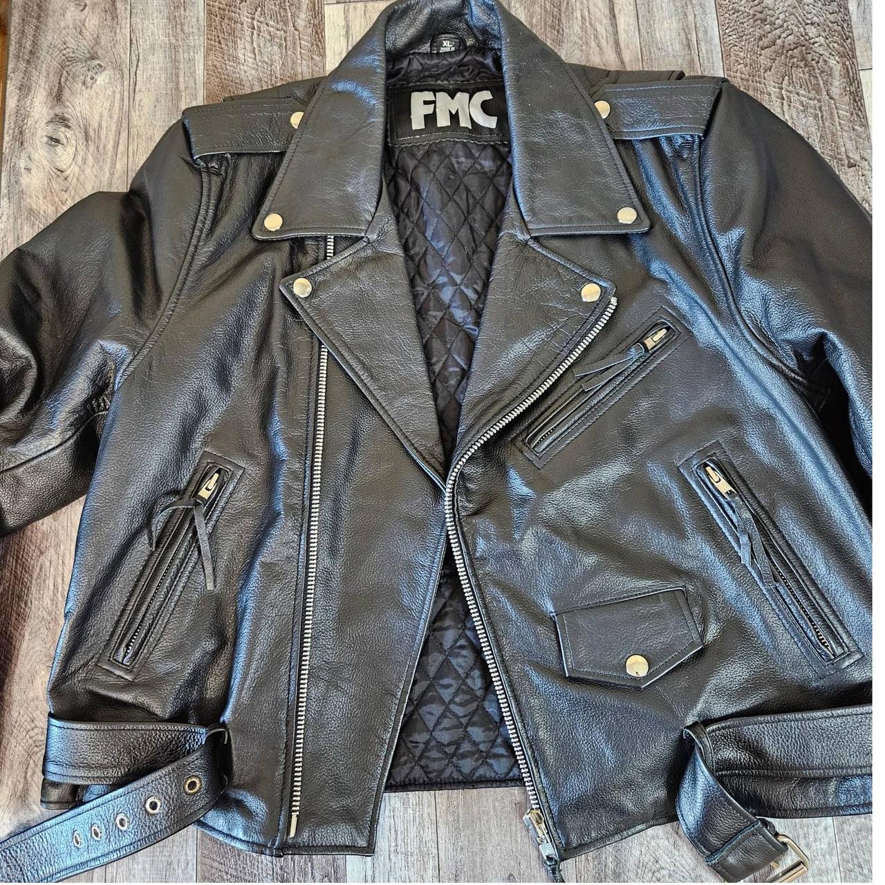 Fmc women's leather outlet jacket