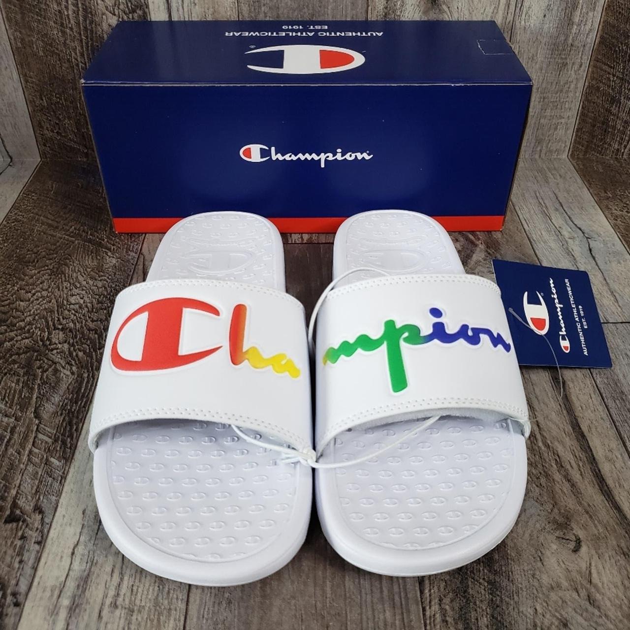 CHAMPION Meloso Squish SL Men's Slide Sandals Red Size 10 NEW | eBay