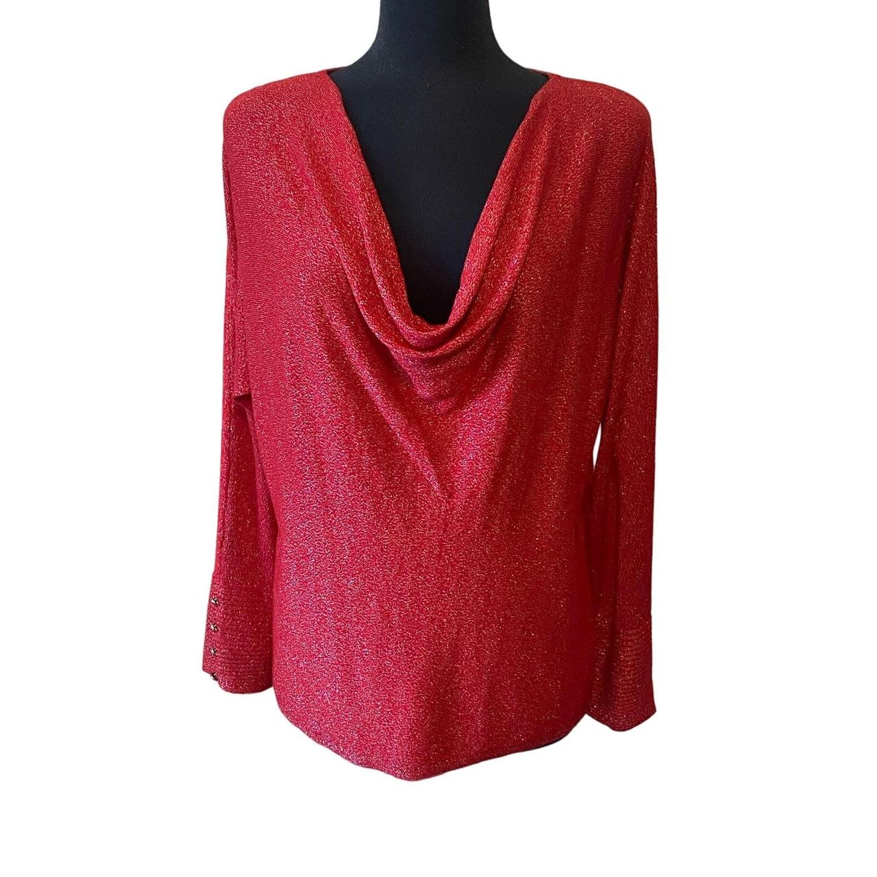 Ruby Rd. Women's Blouse - Red - M – Ruby Rd. Pain… - image 2