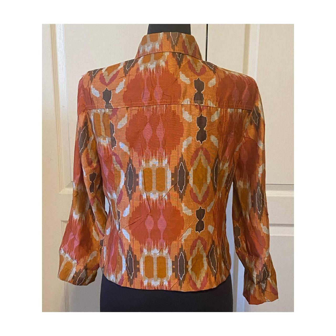 Ruby Rd. Women's Blouse - Orange/Brown - 10 – Rub… - image 3