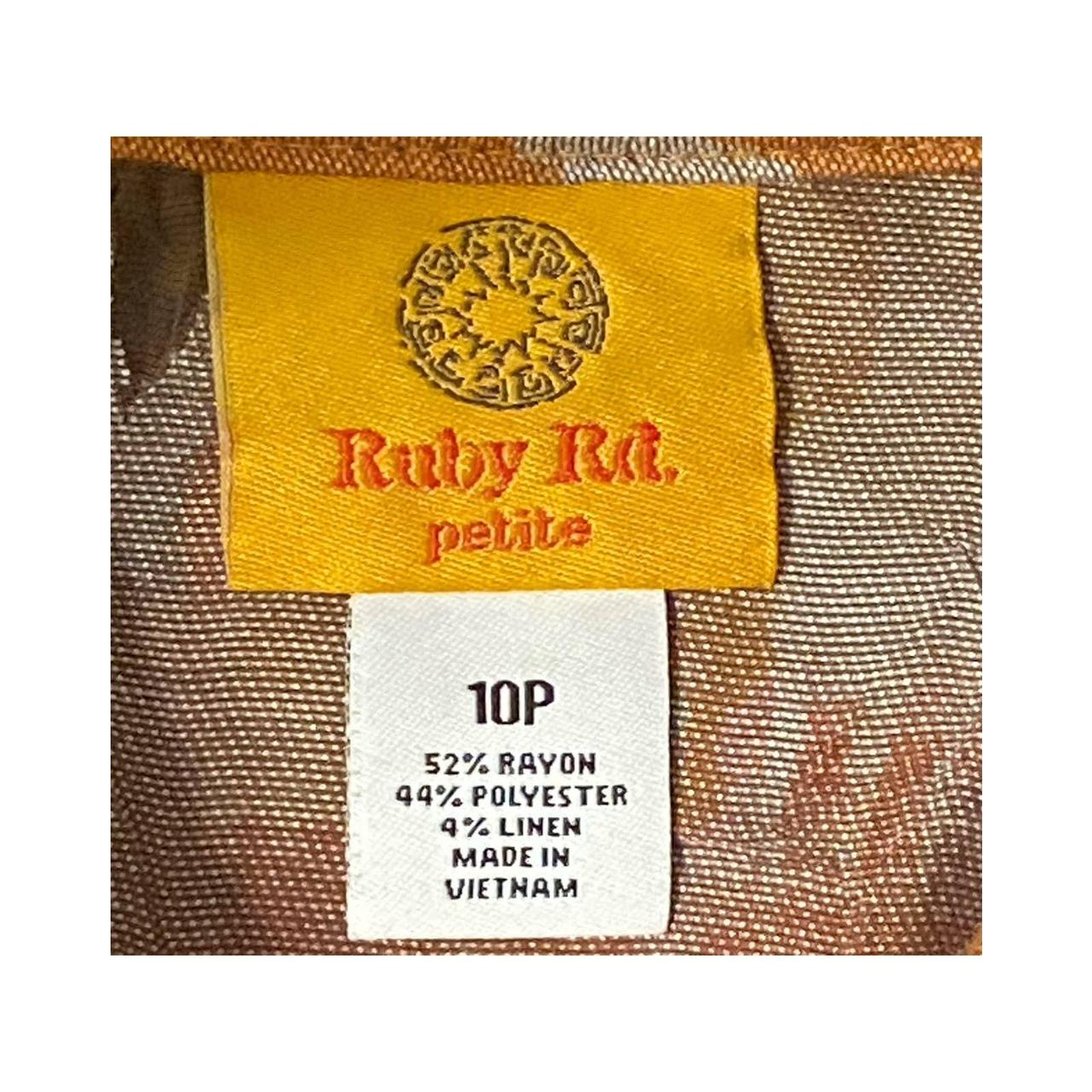 Ruby Rd. Women's Blouse - Orange/Brown - 10 – Rub… - image 2
