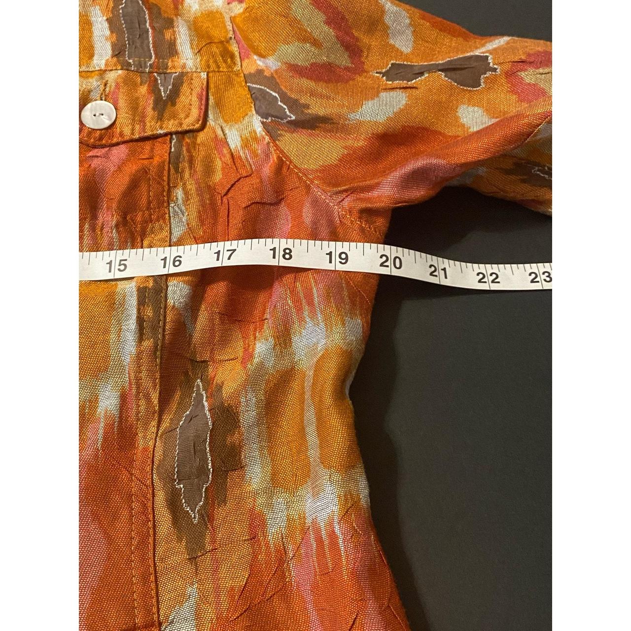 Ruby Rd. Women's Blouse - Orange/Brown - 10 – Rub… - image 6