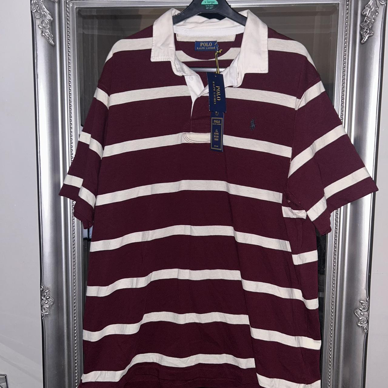 Mens burgundy hotsell ralph lauren shirt