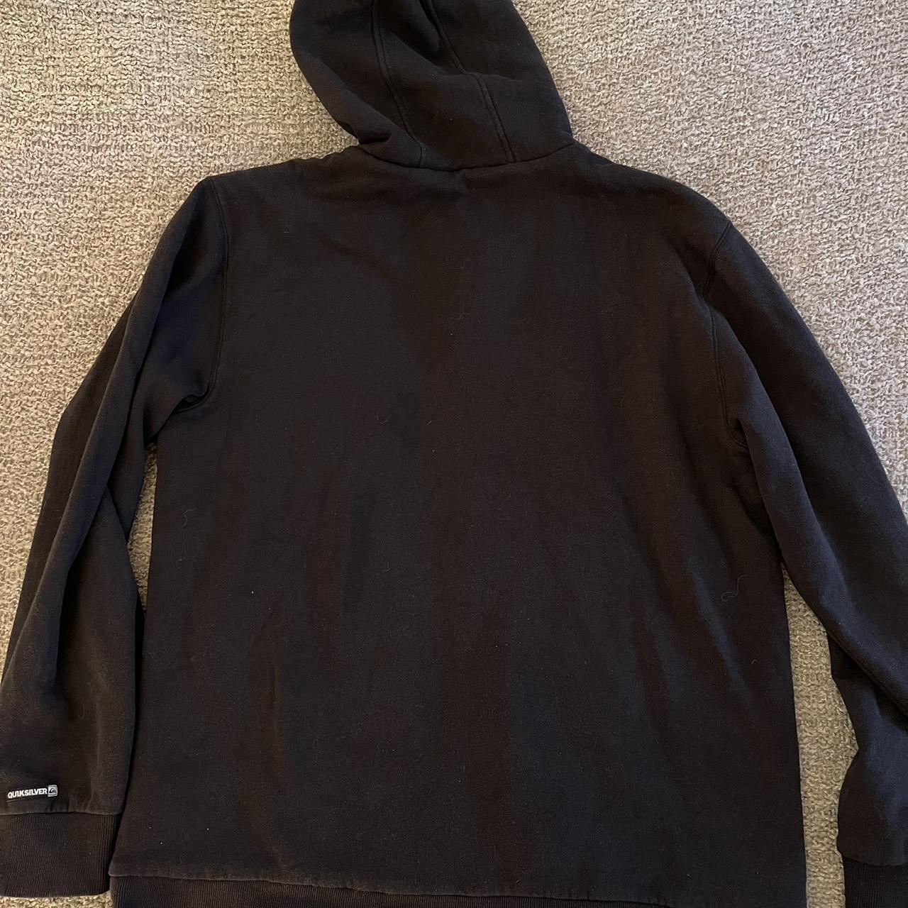 Quiksilver heavyweight fluffy zip up hoodie Perfect... - Depop