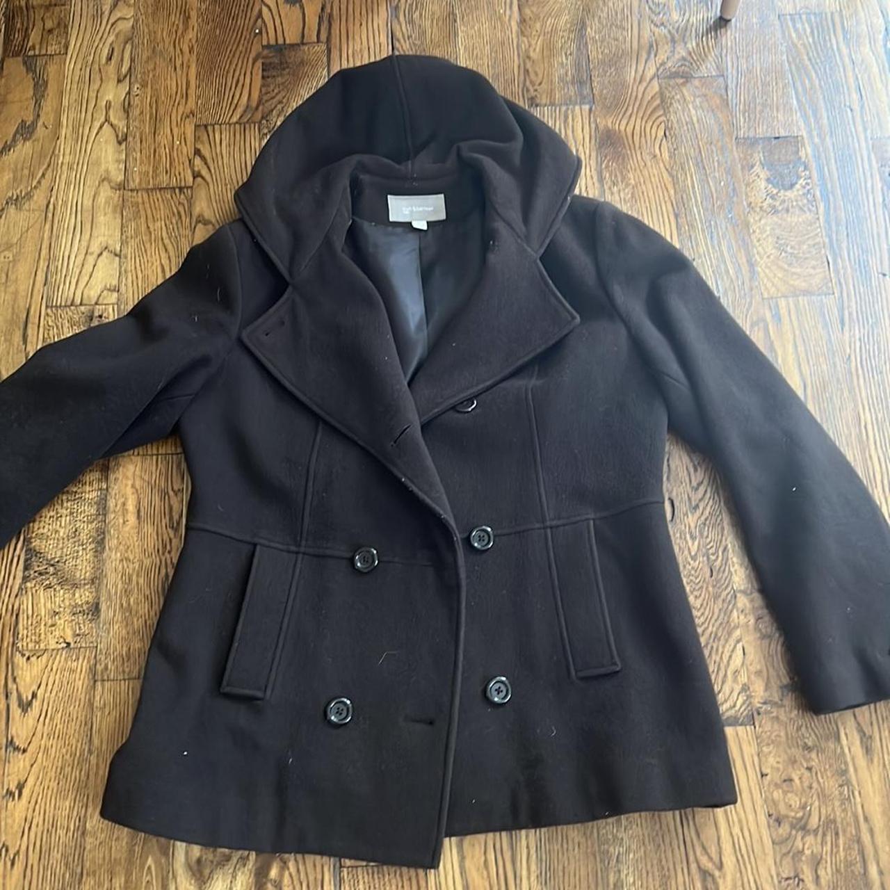 Croft and barrow wool on sale peacoat