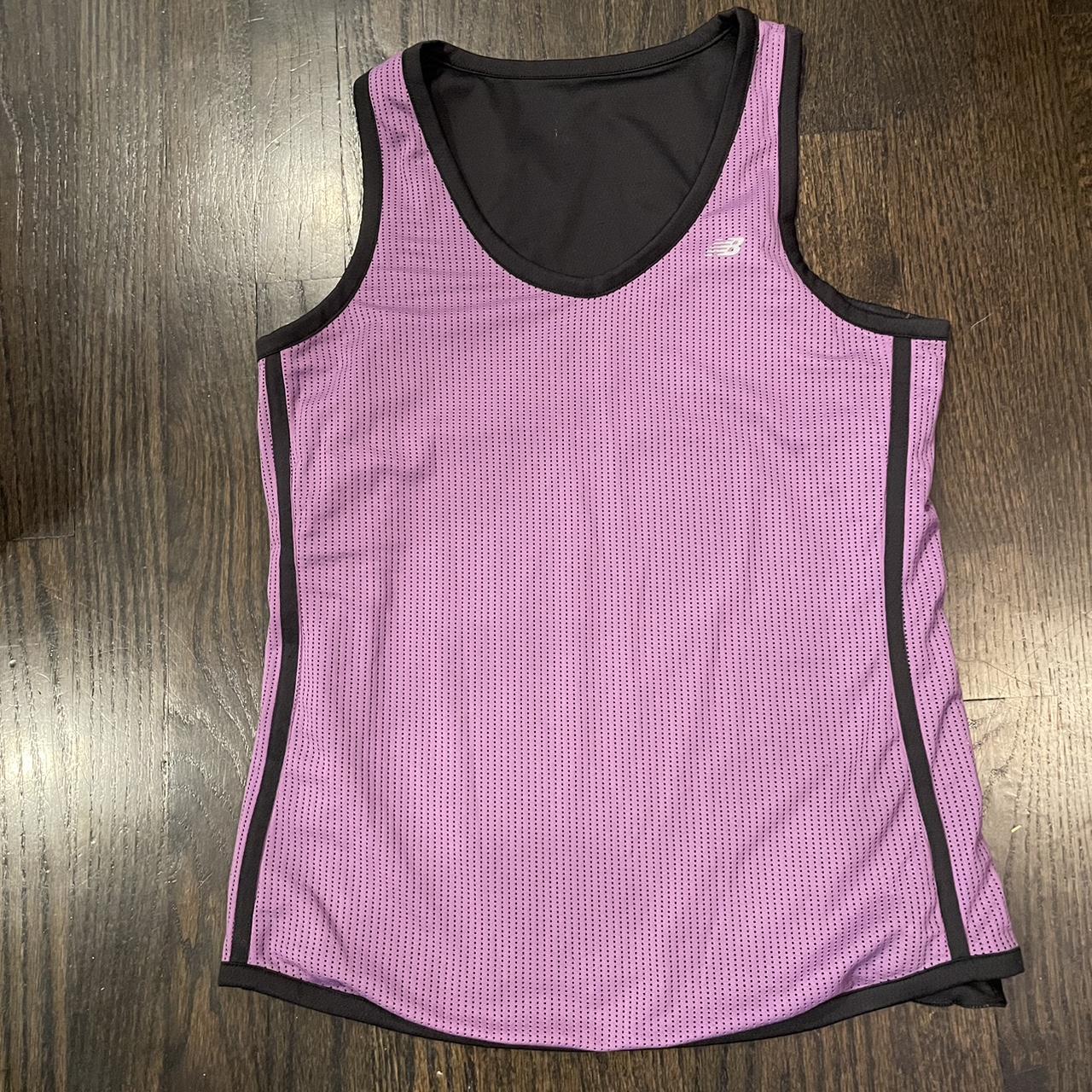New Balance Women's Purple and Black Vest (4)