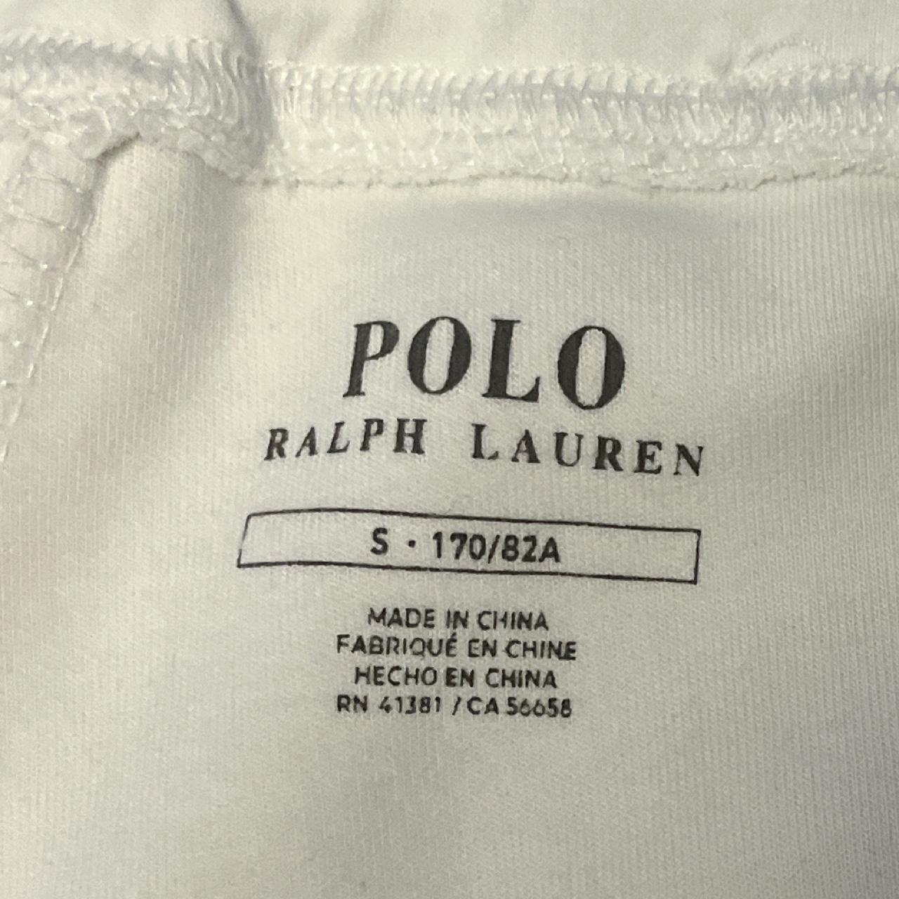 Ralph Lauren White Joggers Size-Small -Open to offers - Depop