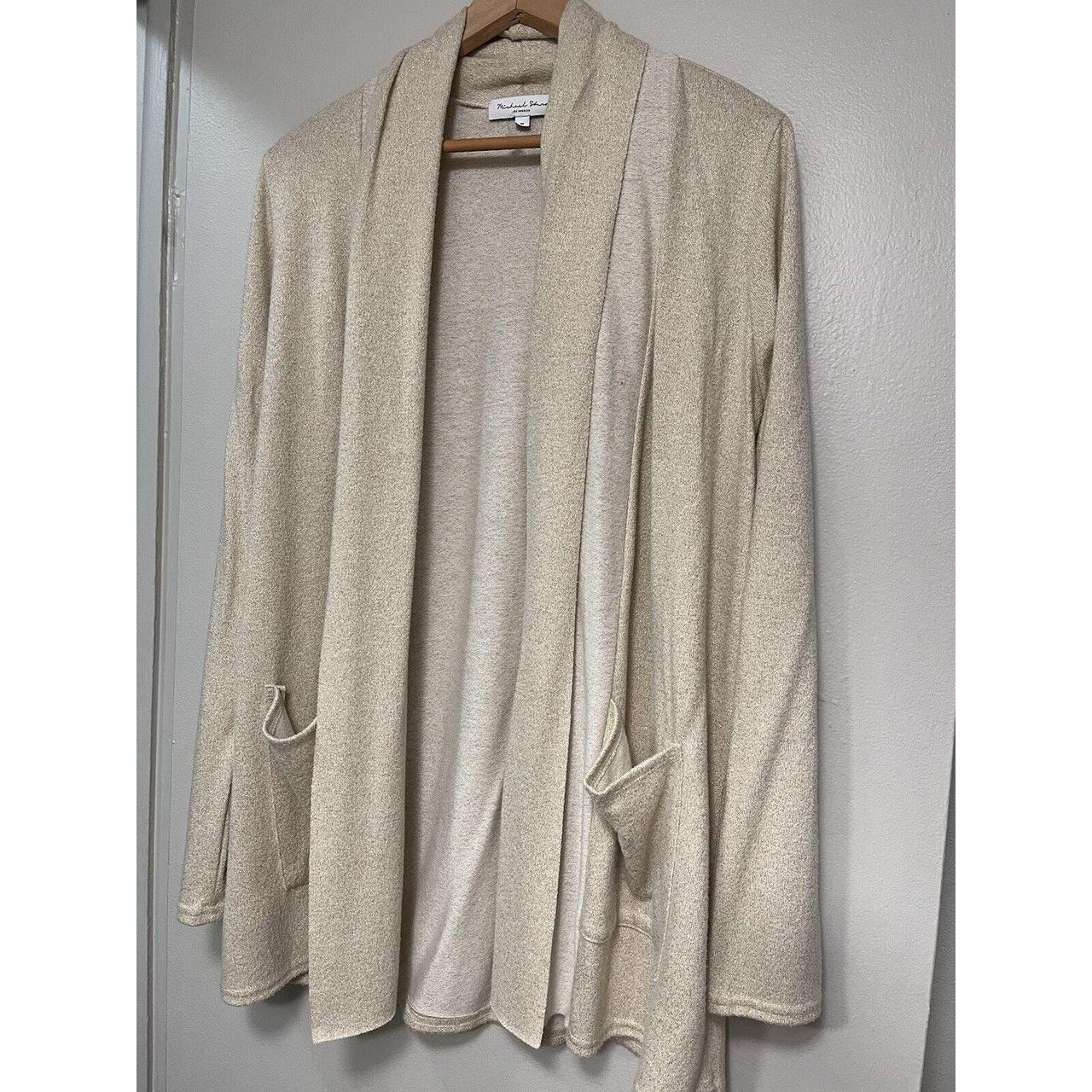 Michael stars open front cardigan best sale