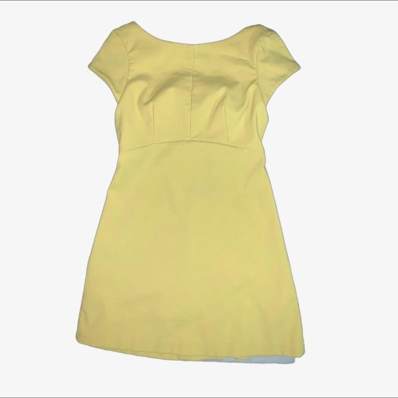 Zara trafaluc 2024 yellow dress