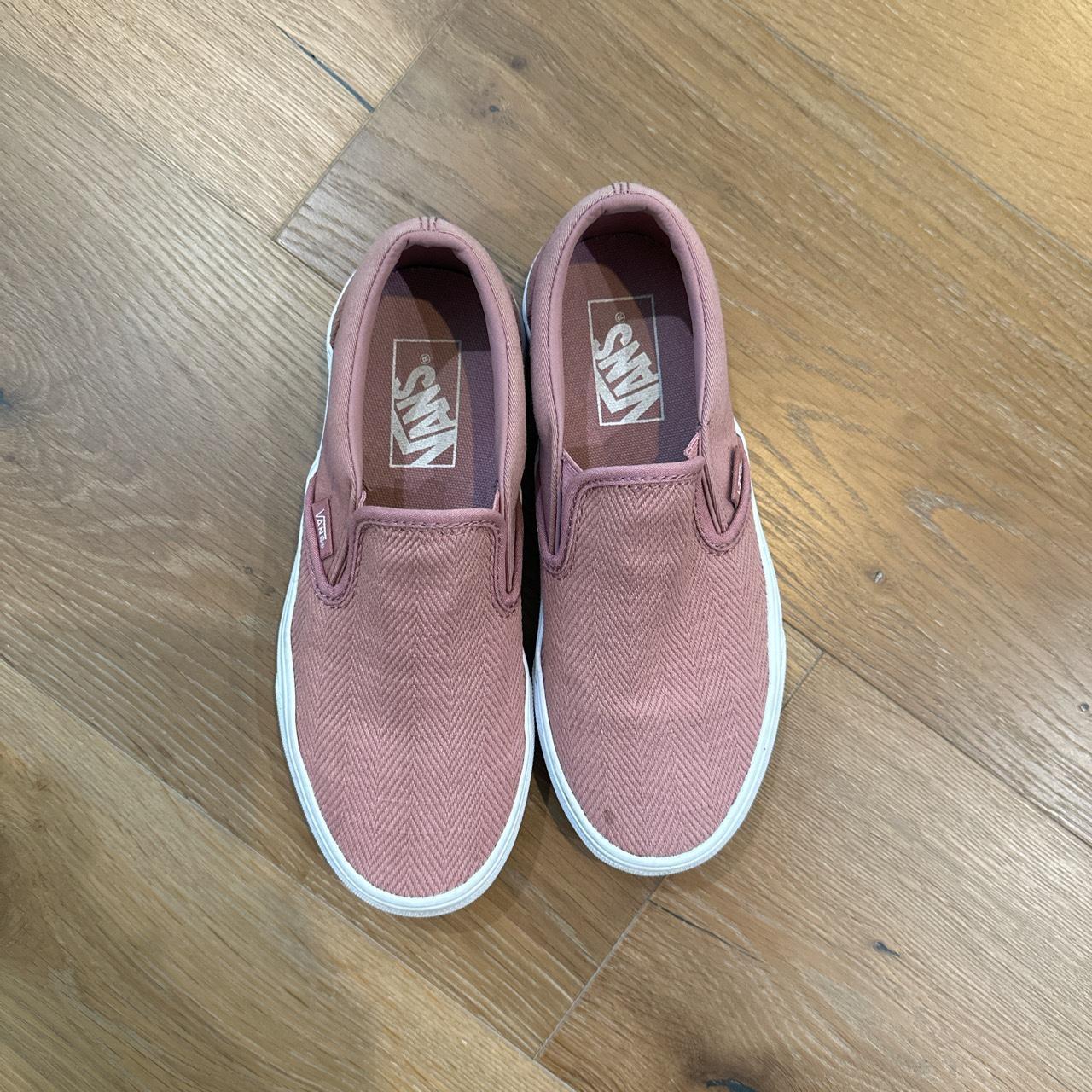 Pink vans size 6. Used but still in great shape