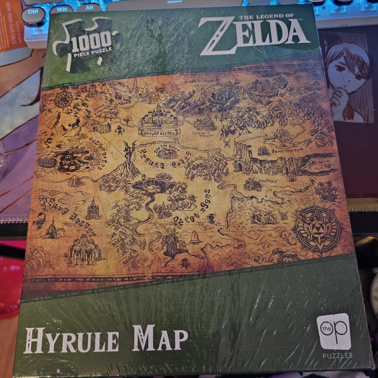  The Legend of Zelda Hyrule Map 1,000 Piece Jigsaw