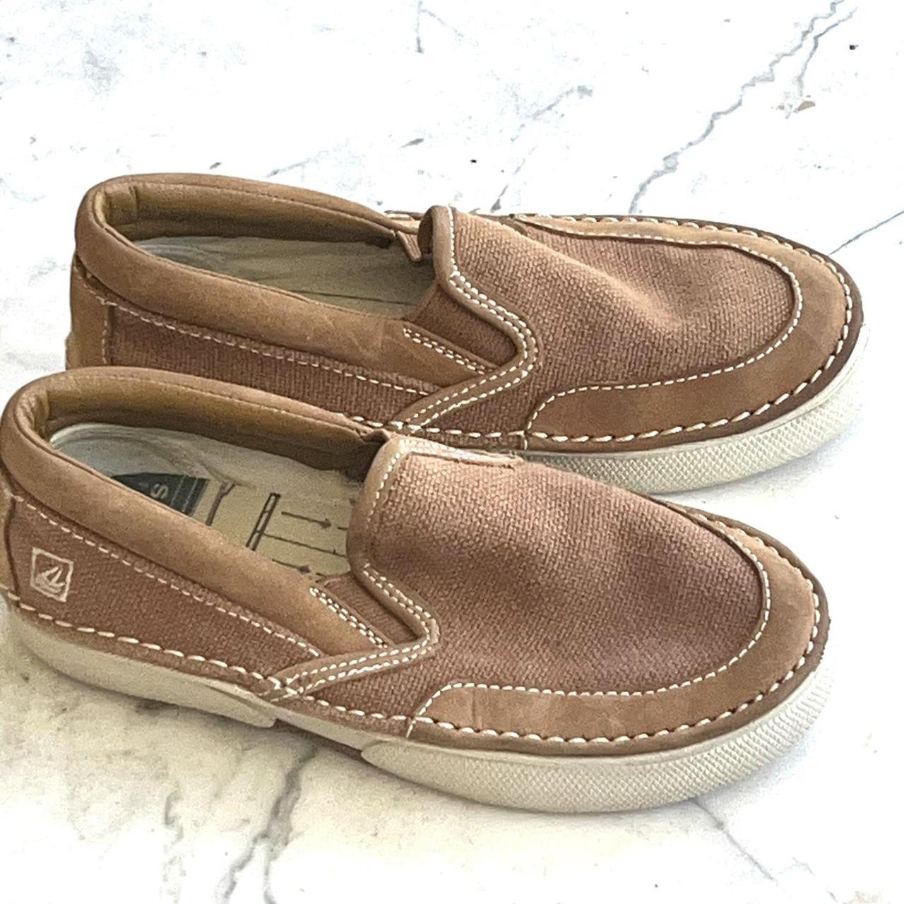 Sperry top sider largo clearance slip on suede taupe