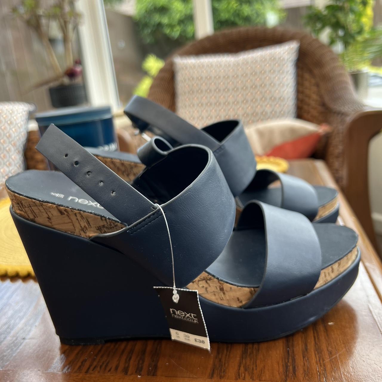 Next navy sandals fashion uk