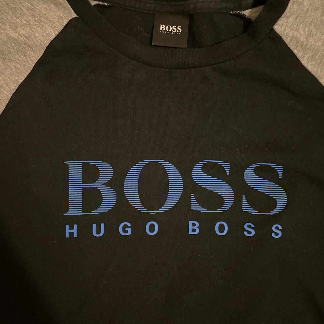 Men’s long sleeve Hugo boss top - Depop