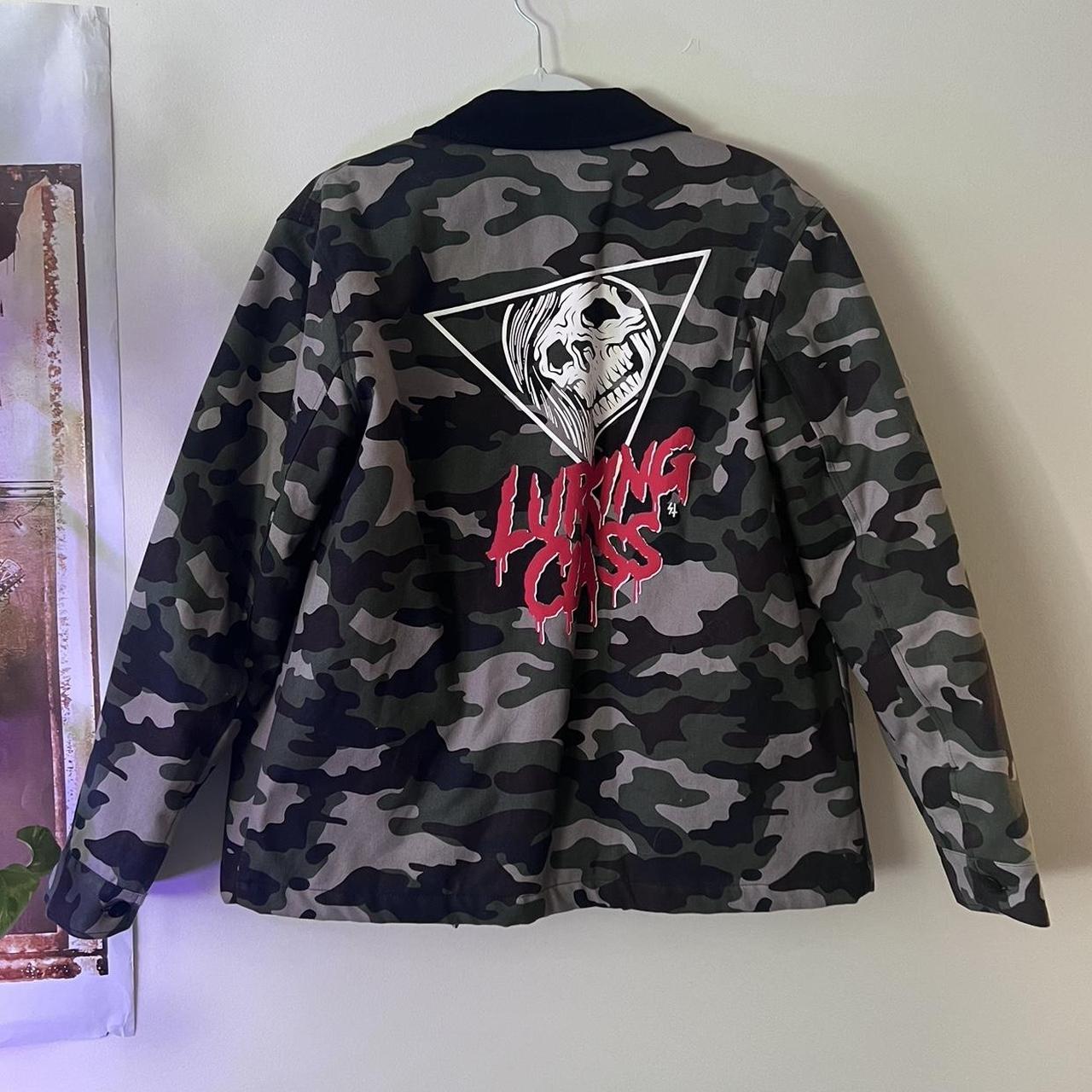 lurking class m camo jacket! this was Depop