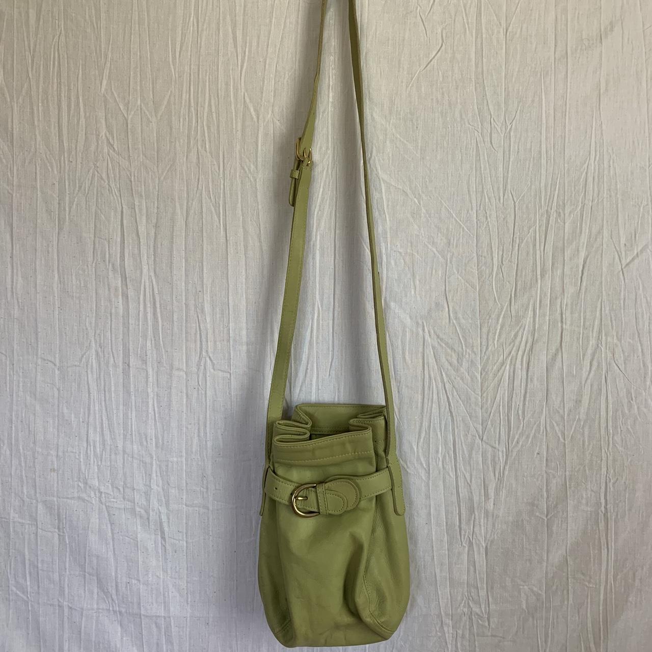 Coach, Bags, Vintage Lime Green Coach Tote