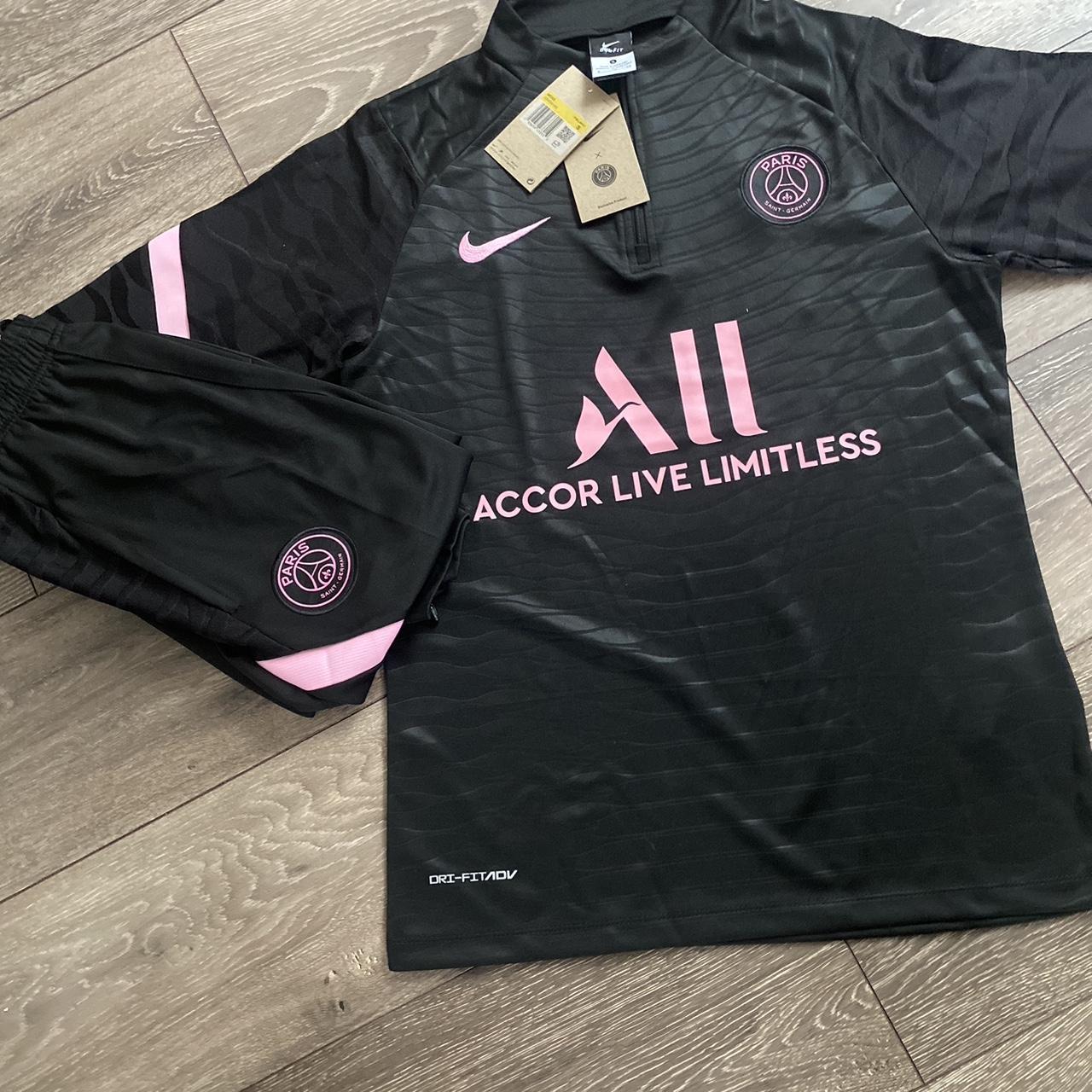 mens pink psg tracksuit