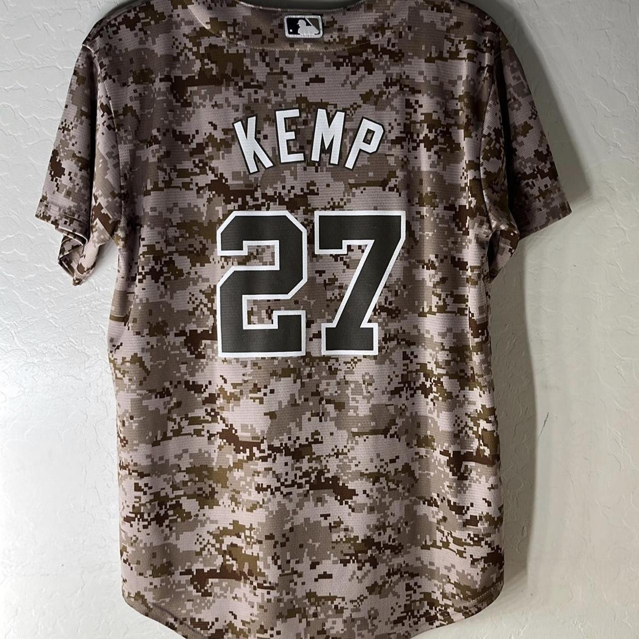 Shirts, San Diego Padres Camo Mlb Jersey Kemp 27