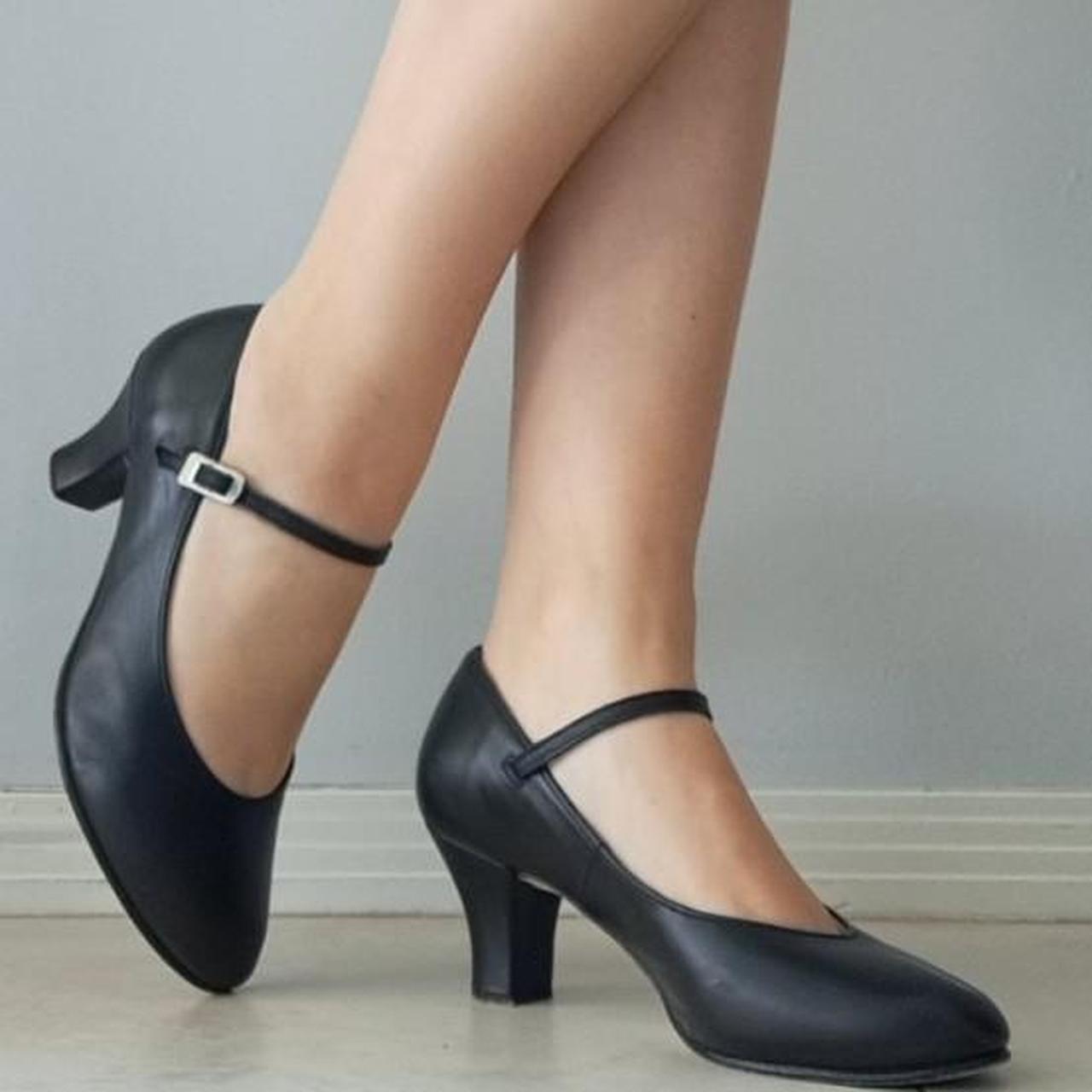 Capezio Tap Shoes Bloch Leather Cabaret Character Shoe Dance