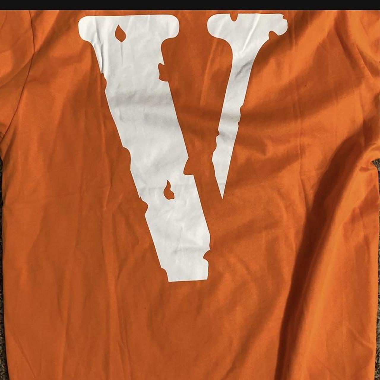 Vlone t shirt sales orange