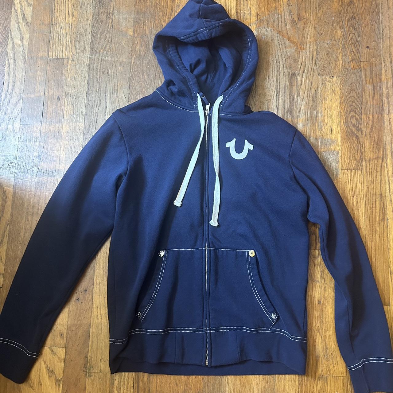 Blue True Religion Hoodie True Religion Buddha Premium Fleece