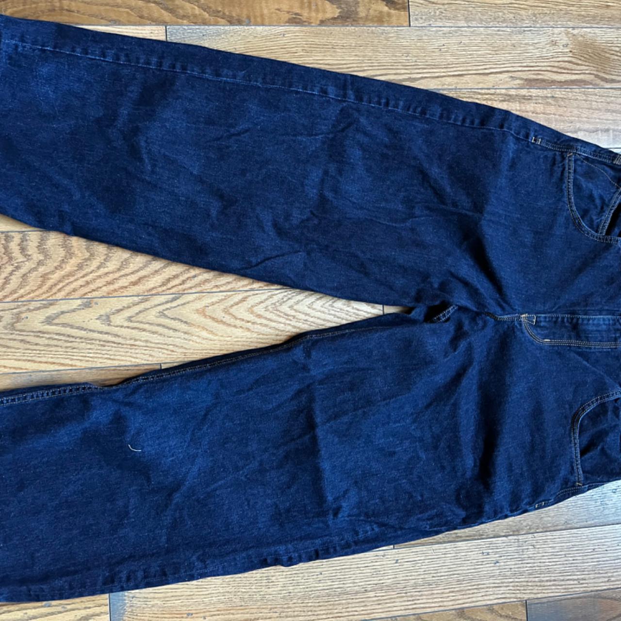 blue dark wash jnco 85s size 40 - Depop