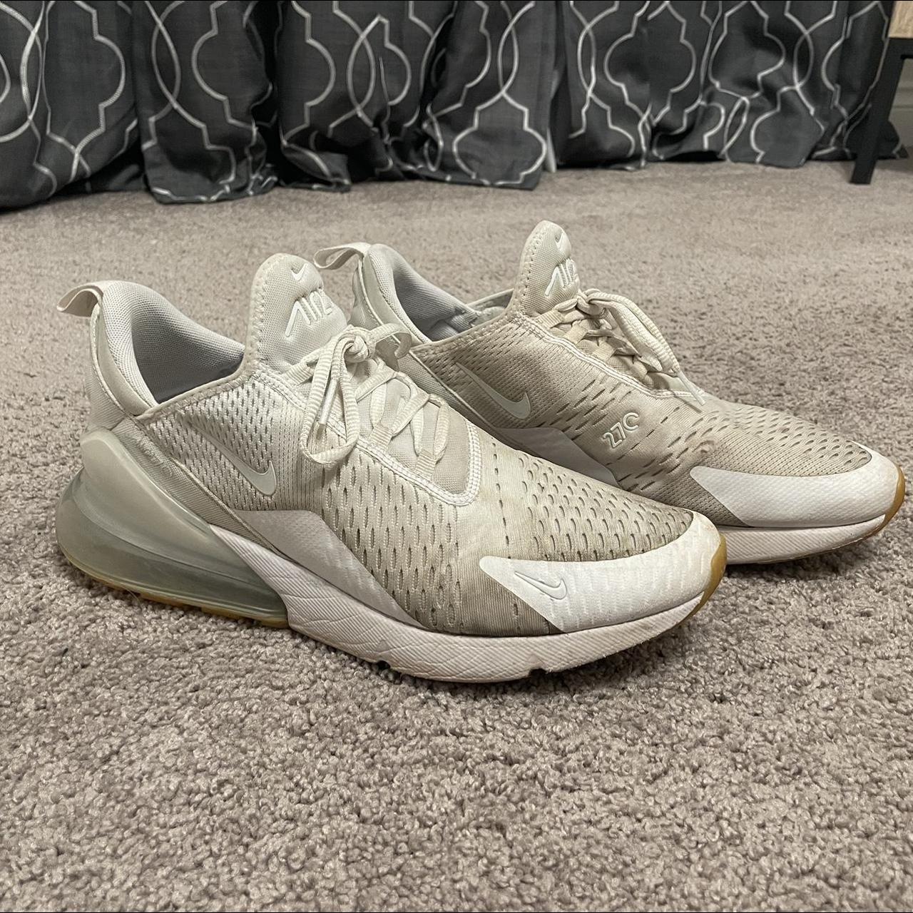 mens nike air max 270 white gum