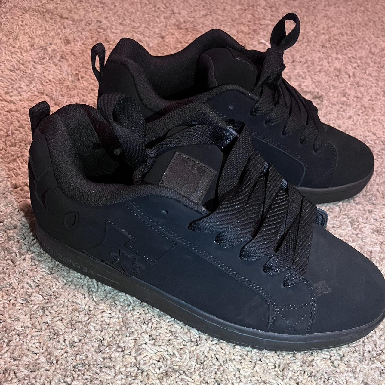 men's black dc skate shoes