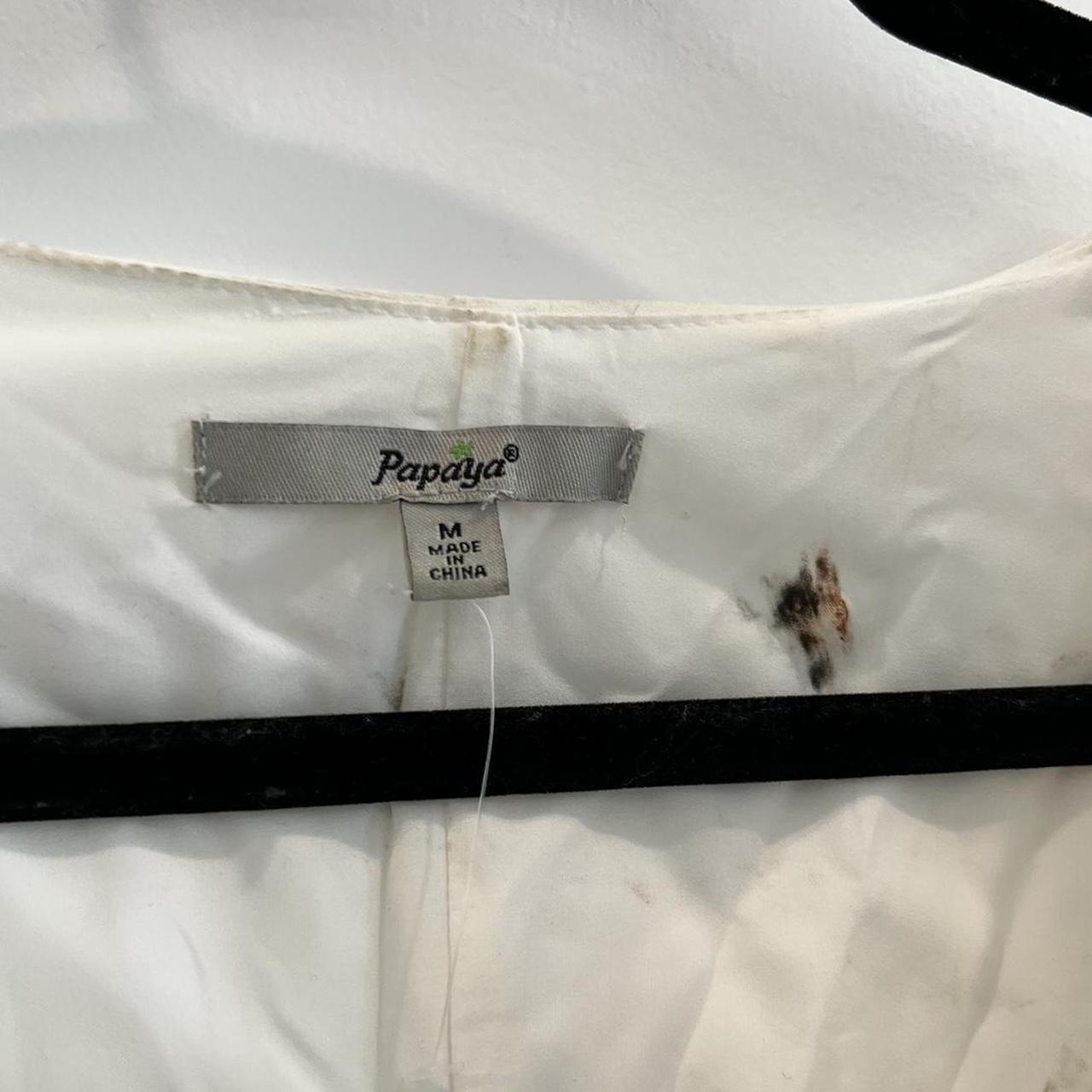 Super cute women’s blouse white from Papaya. The... Depop