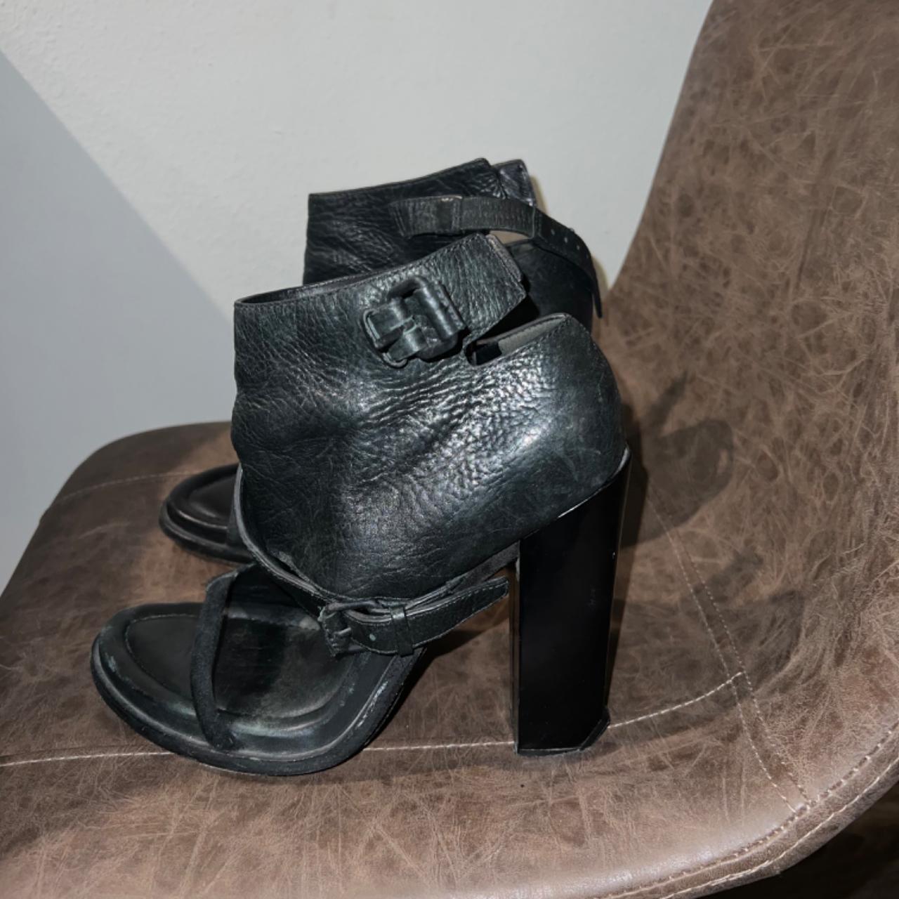 Alexander Wang vintage leather heels The perfect... - Depop