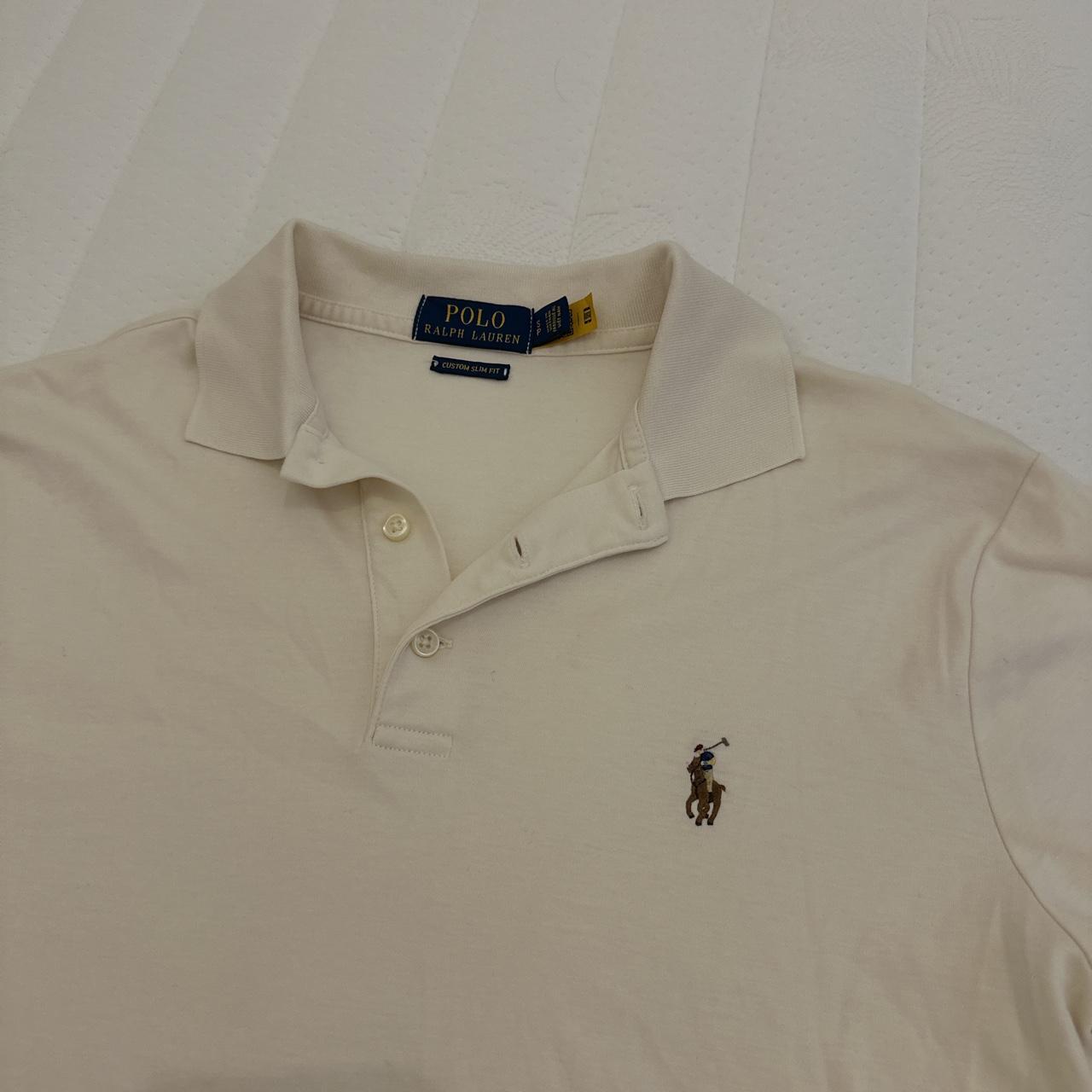 Men’s Ralph Lauren Polo Cream Size S Brand new... Depop