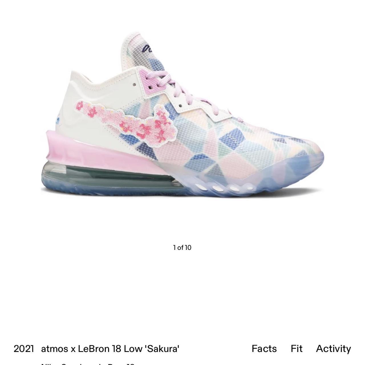 lebron 18 low atmos cherry