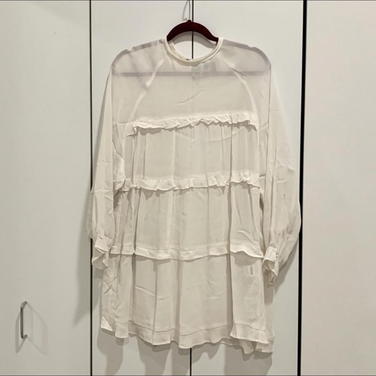 Reformation Ruffle Dress Only worn | Depop