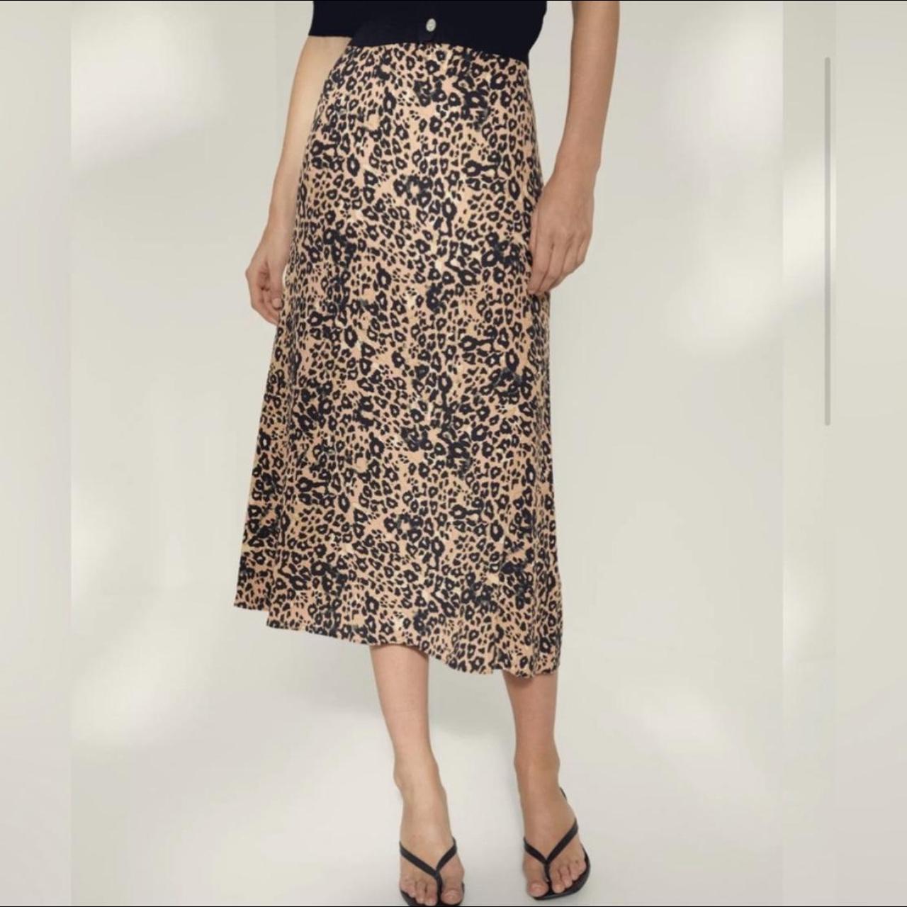 Cheetah print skirt aritzia best sale