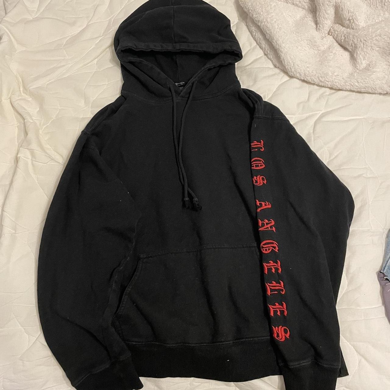 Brandy melville black discount and red hoodie