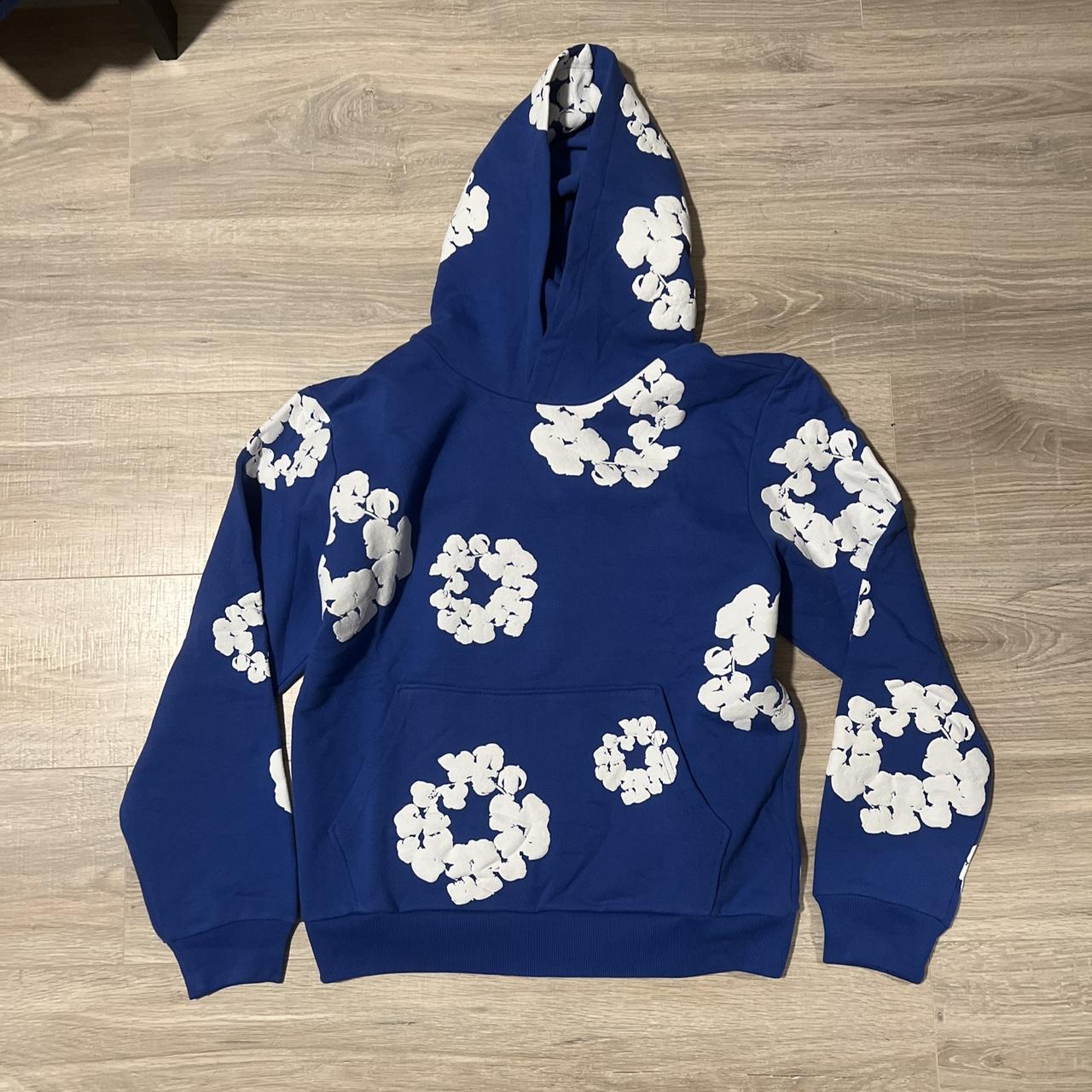 Denim Tears Royale Blue Hoodie. Brand new Contact me... - Depop