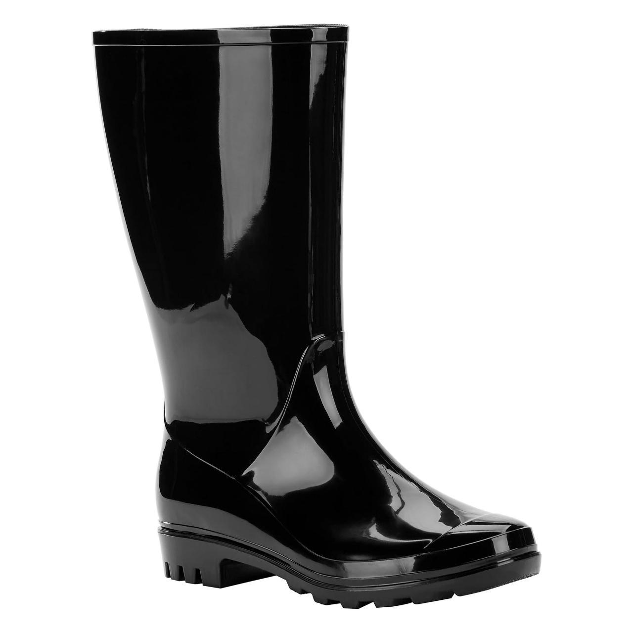 Wide rain sale boots women's shoes