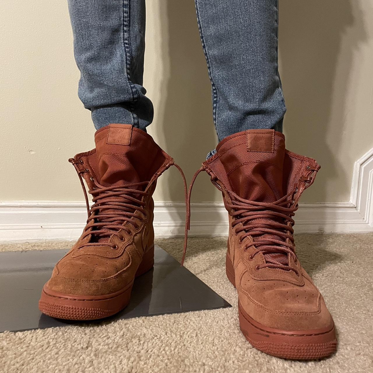 Nike sf af1 maroon best sale