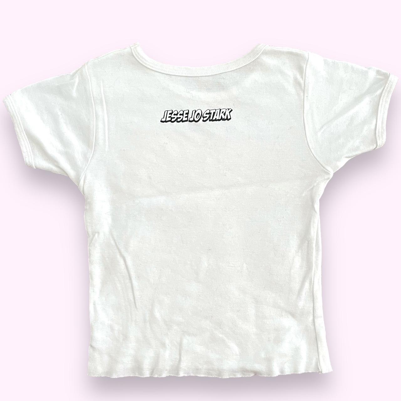 日本未発売 Deadly doll Jesse Jo Stark tour tee WHITE Uber cool official Jesse Jo Stark Deadly Doll retro | Depop