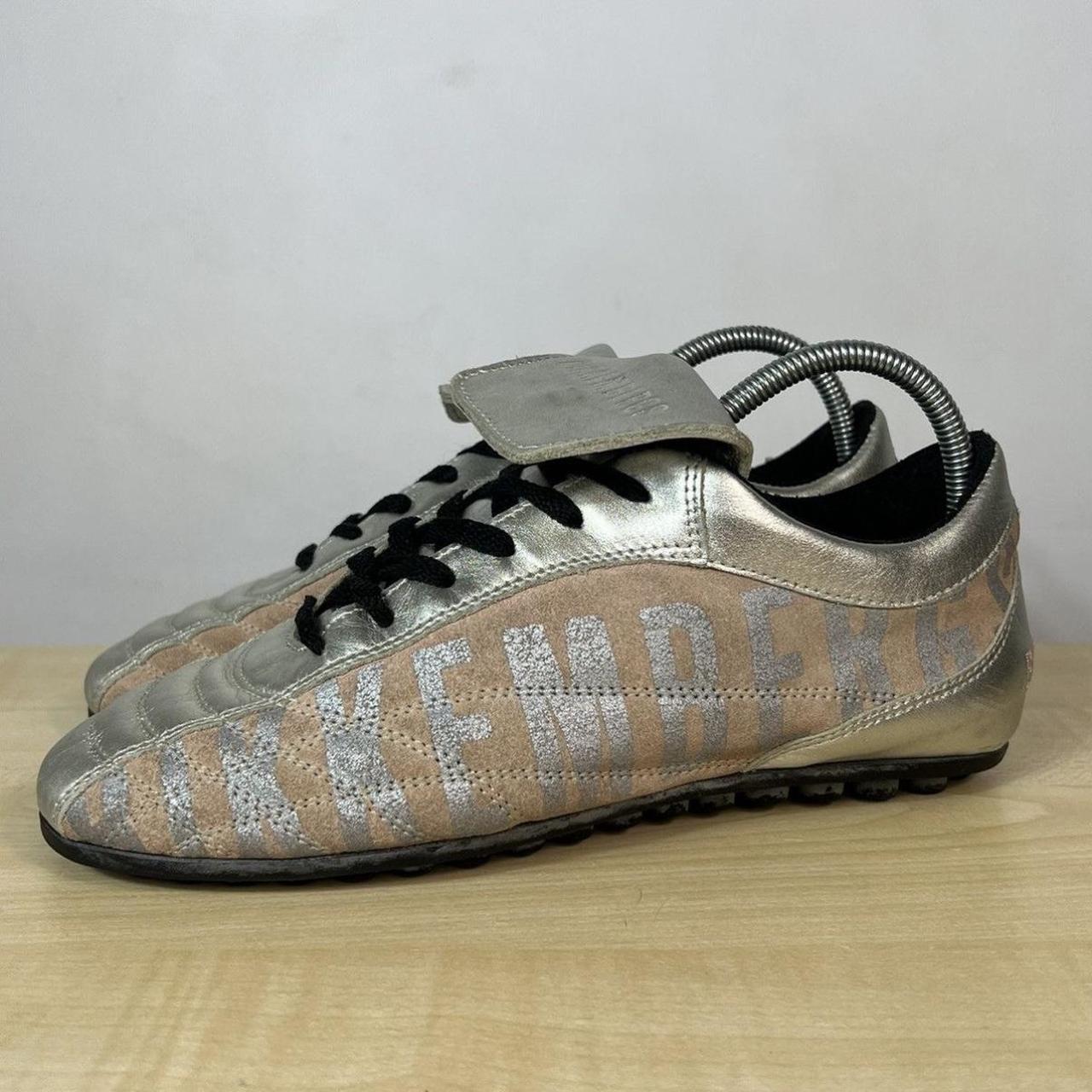 dirk bikkembergs silver sneakers