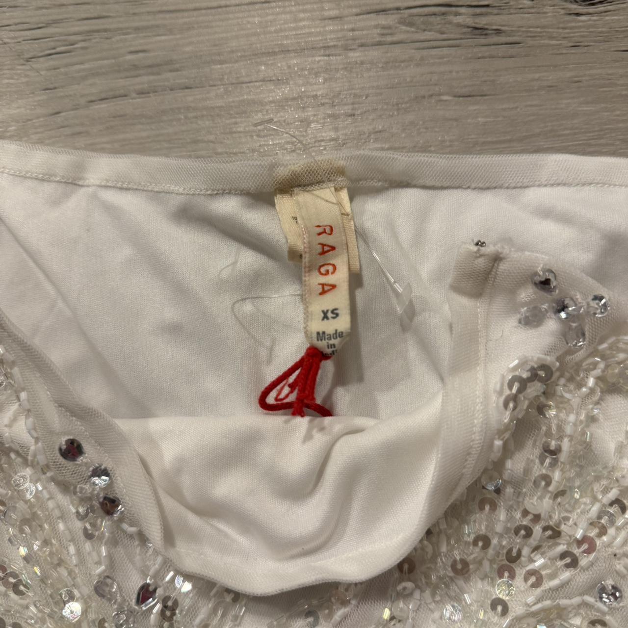 Women's Skirt - White/Cream - XS – Mini white seq… - image 4