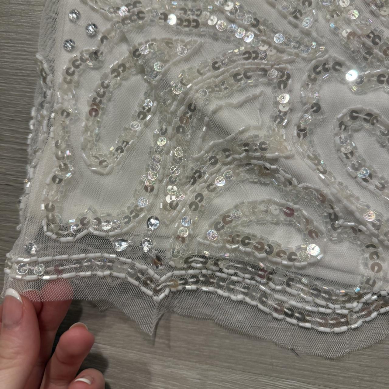 Women's Skirt - White/Cream - XS – Mini white seq… - image 2